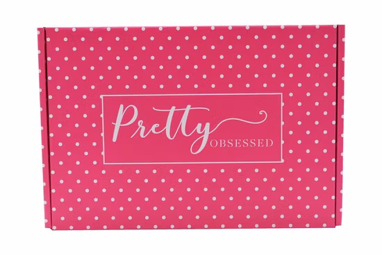 Logo personalizzato Colore ondulato Regalo Imballaggio cosmetico Spedizione Mailer Storage Carta più spessa Confezione regalo Scatola di spedizione