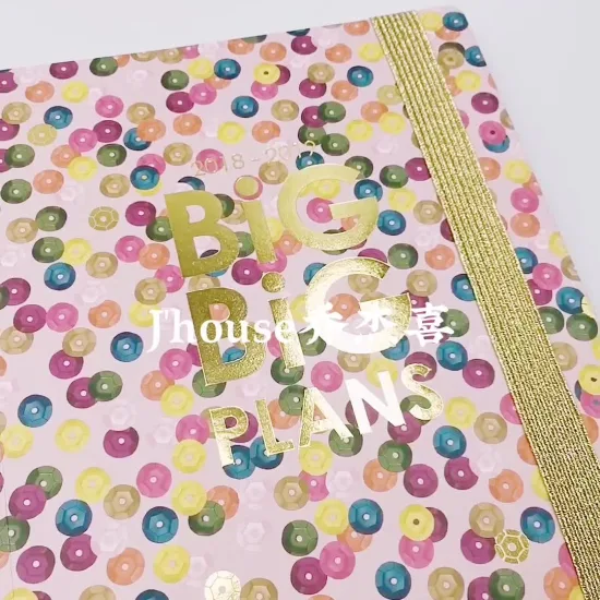 Planner personale con stampa unica a spirale personalizzata Covert Gold 2021-2022